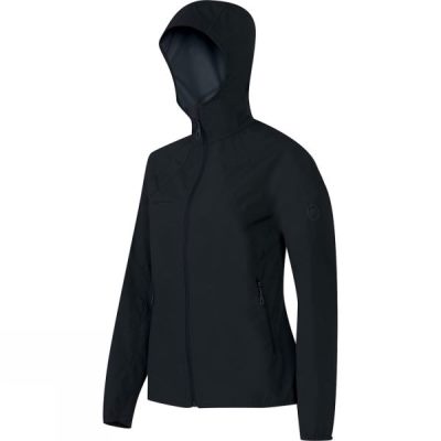 Chaquetas Mammut Ultimate Light SO Hooded Mujer - Negras - Chile RXG175860